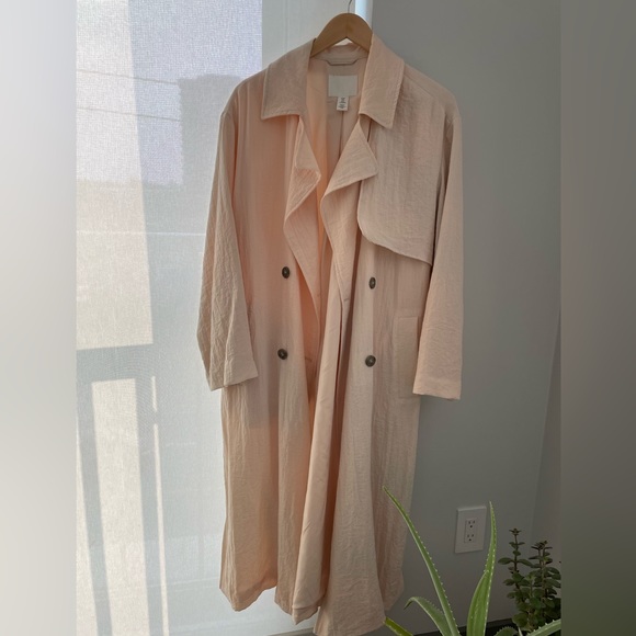 Size M | H&M flowy oversized trench coat - Picture 3 of 6